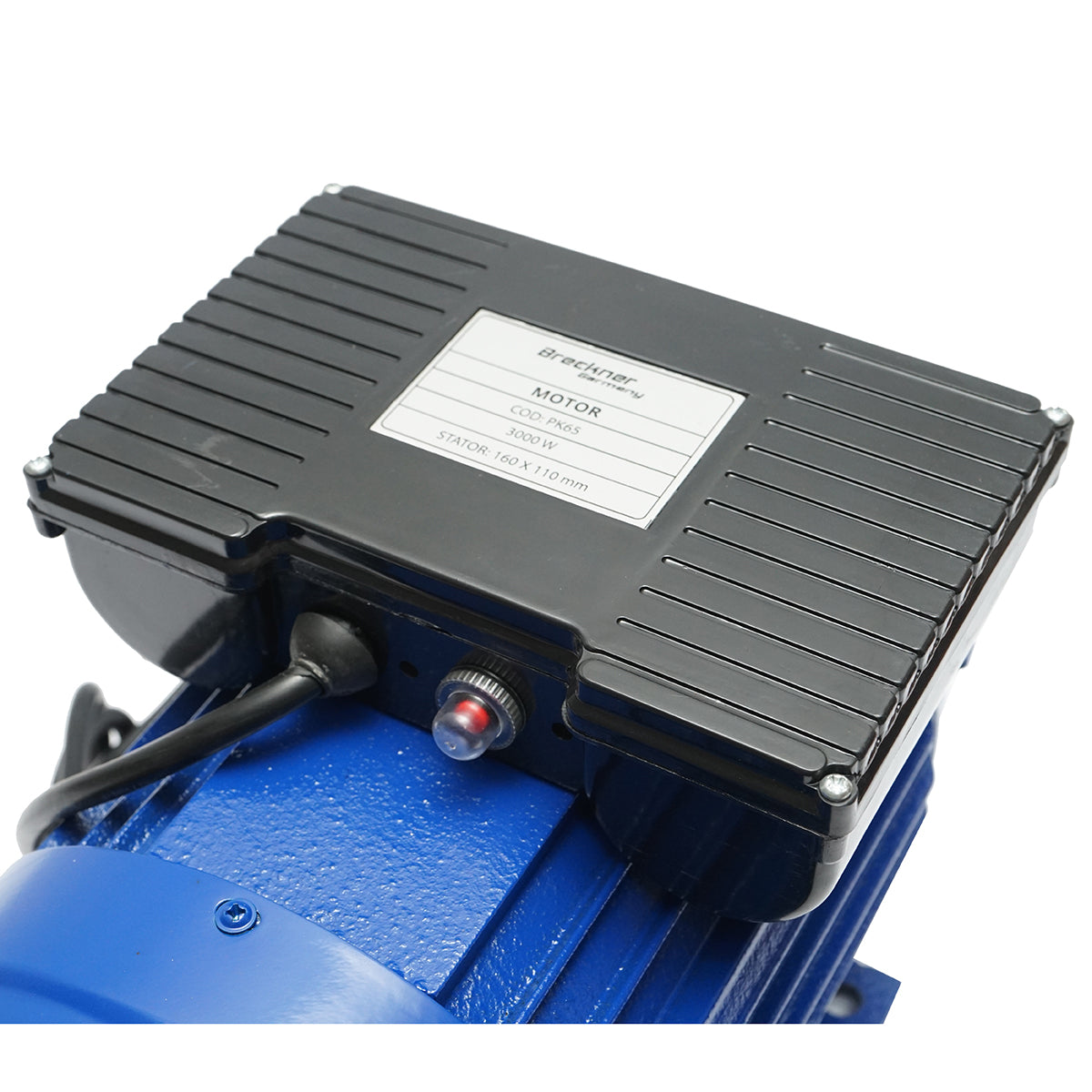 Motore elettrico monofase 3KW, 220V con protezione termica, statore 160x110mm Breckner Germany - immagine 5