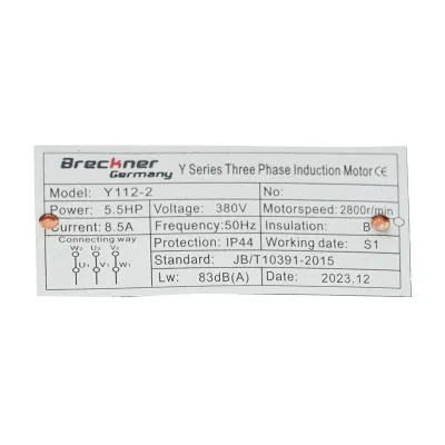 Motore elettrico trifase 4KW, 380V, IP44 - immagine 5