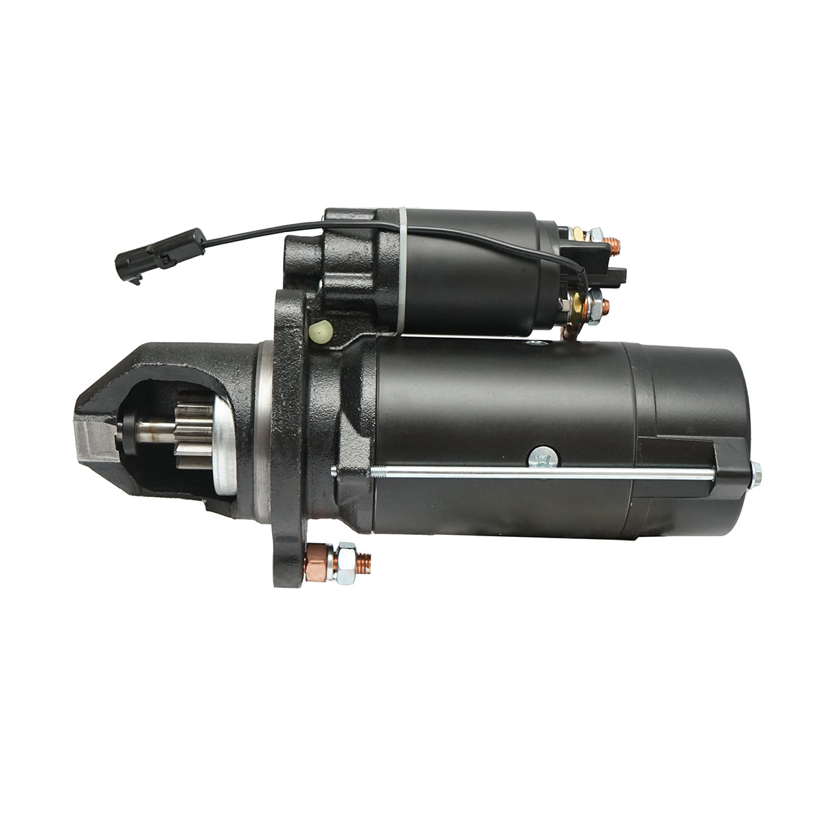 Motorino di avviamento 12V/3KW per John Deere, Massey Ferguson codice OEM AL70852, AL81154, RE501767, RE503226, RE504807, RE507444, RE507639, RE508322, RE523501, RE60171, RE60239, RE70728, 1903103M91 03117M91, 4500732R91 - immagine 2