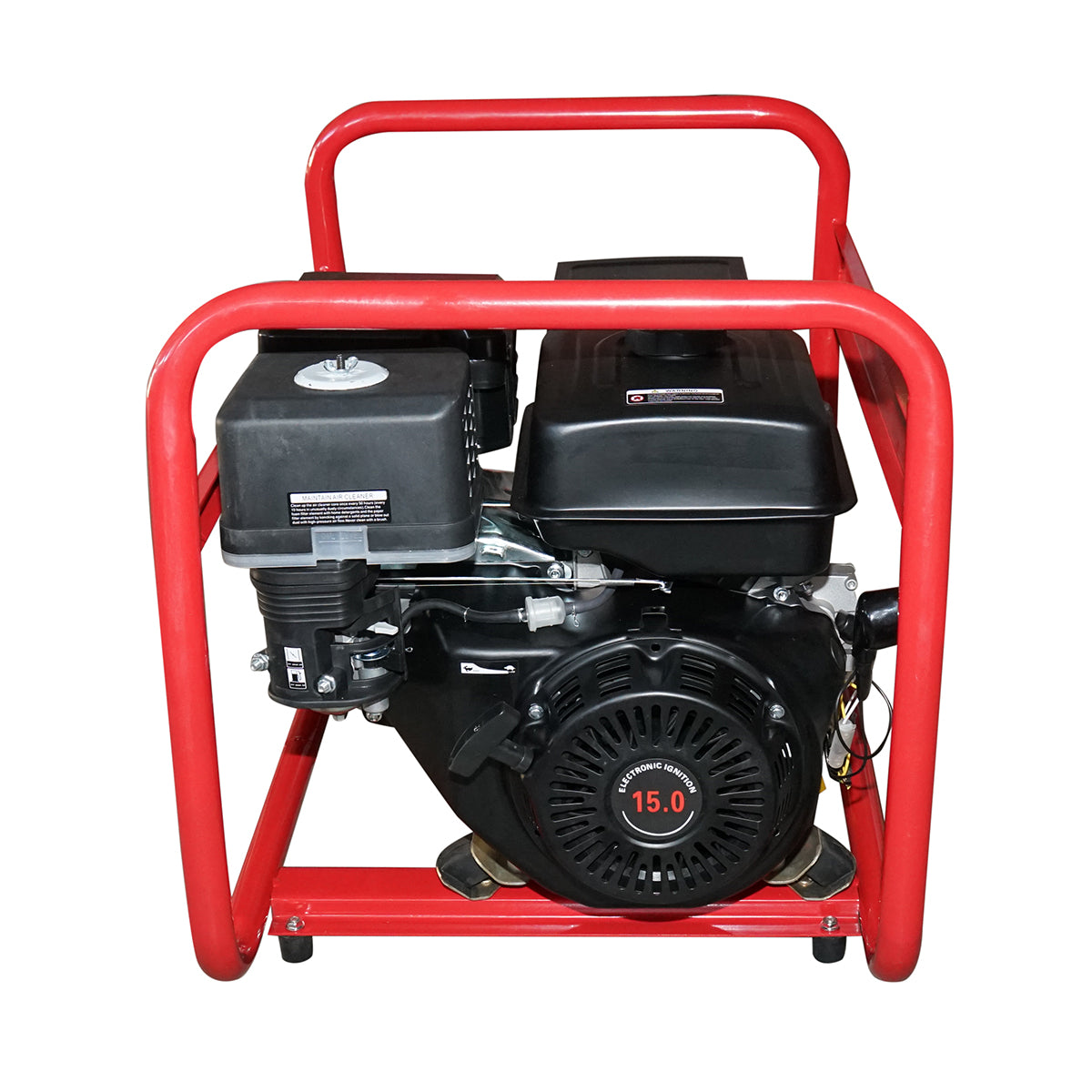 Motosaldatrice a scoppio 200A, 5KW/220V con motore a benzina 15 HP, avviamento a chiave Breckner Germany - immagine 3