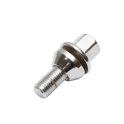 Mozzo ruota cromato Dacia Logan o Duster M12 cono rimovibile, esagono 17mm 8200473353 - immagine 2