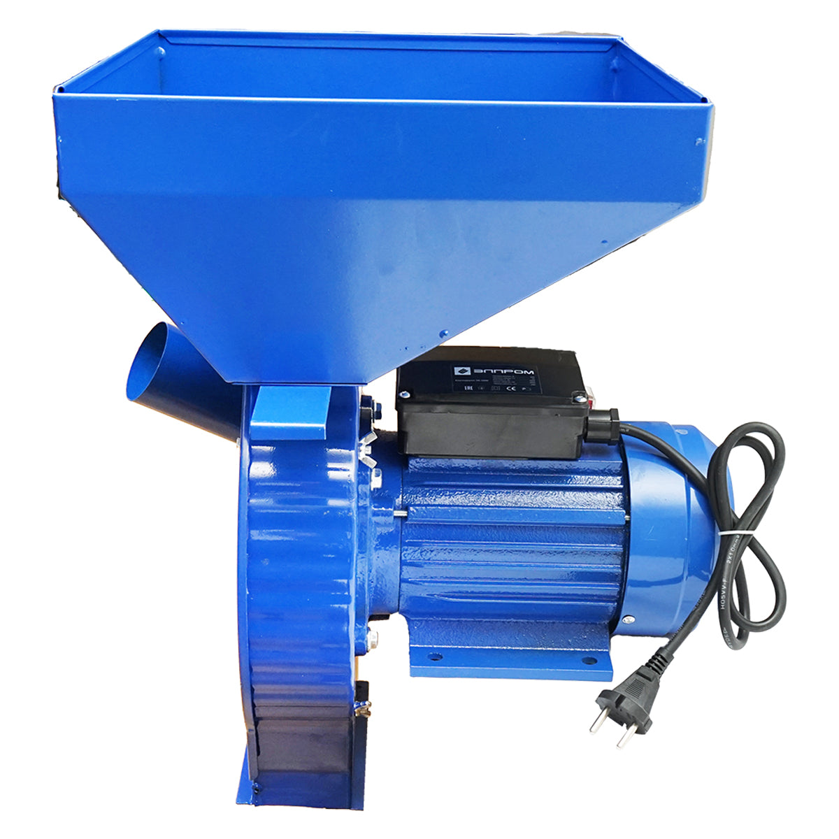 Mulino elettrico per cereali 1,1 KW, 220V, velocità 3000 giri/min, capacità 240 Kg/h, 4 setacci inclusi - immagine 2