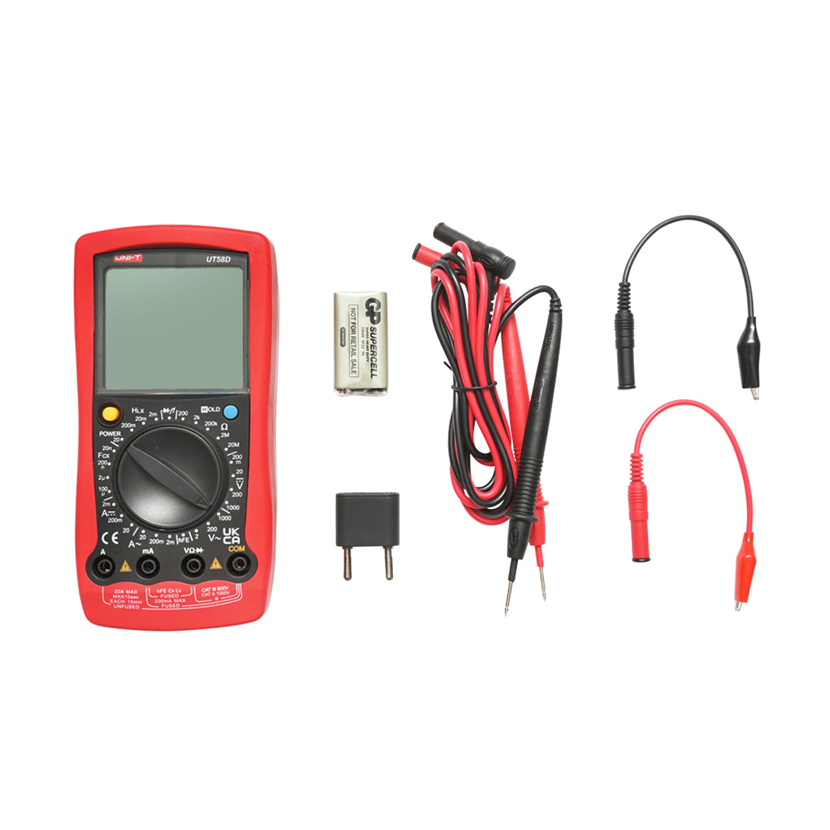 Multimetro digitale a 7 funzioni UT58D, UNI-T - immagine 2