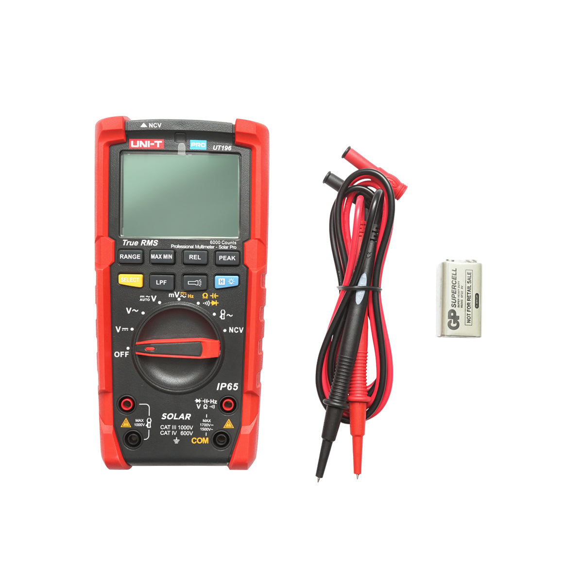 Multimetro digitale professionale Solar Pro UT196, 1700V True RMS UNI-T - immagine 2