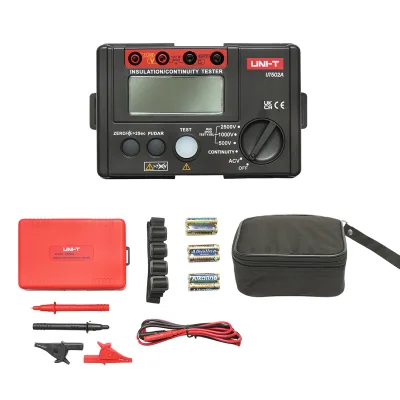 Multimetro digitale, Misuratore di Resistenza di Isolamento UT502A, con 3 funzioni UNI-T - immagine 2