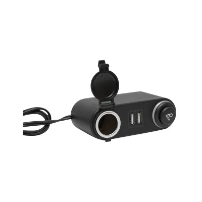 Multipresa per auto con presa da 24 V, accendisigari e 2x USB - immagine 3