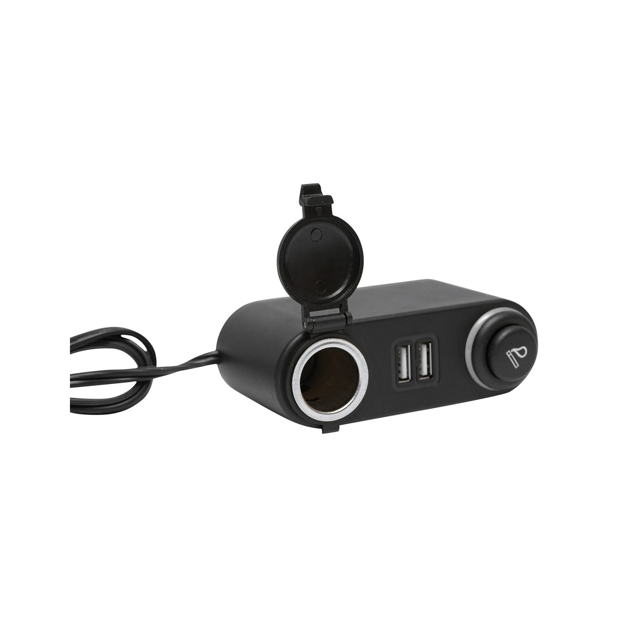 Multipresa per auto con presa da 24 V, accendisigari e 2x USB - immagine 3
