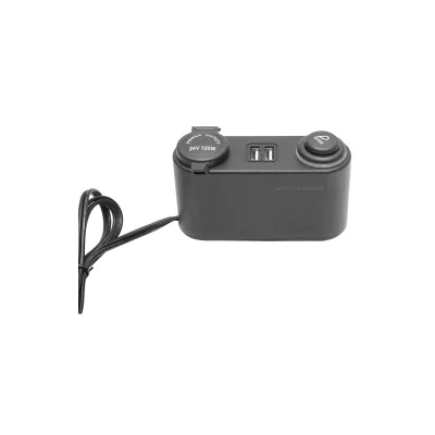 Multipresa per auto con presa da 24 V, accendisigari e 2x USB - immagine 4