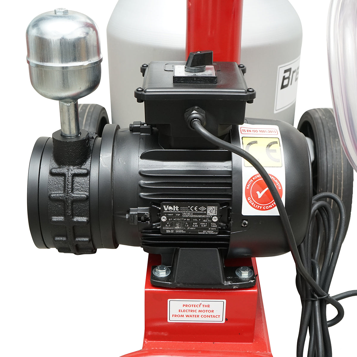 Mungitrice per mucche a 1 postazione con serbatoio da 30L in alluminio e sistema a vuoto (vacuum) su telaio - immagine 6