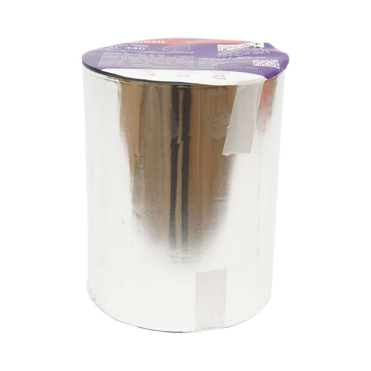 Nastro butilico impermeabilizzante autoadesivo con foglio di alluminio 0,6 × 150 mm × 10 m – Butyl Tape AL 440 Penosil