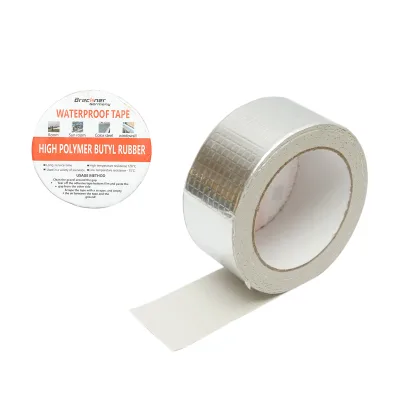 Nastro butilico impermeabilizzante autoadesivo con foglio di alluminio 50 mm x 5 m Breckner Germany