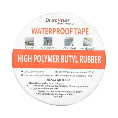 Nastro butilico impermeabilizzante autoadesivo con foglio di alluminio 50 mm x 5 m Breckner Germany - immagine 2