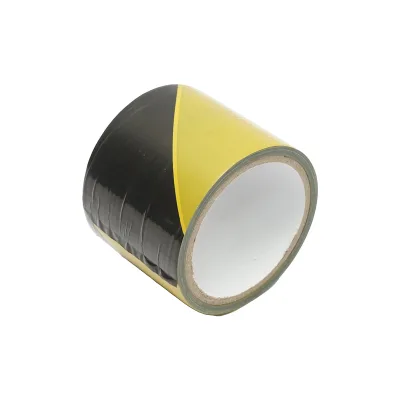 Nastro di delimitazione e segnalazione giallo/nero 75 mm x 50 m
