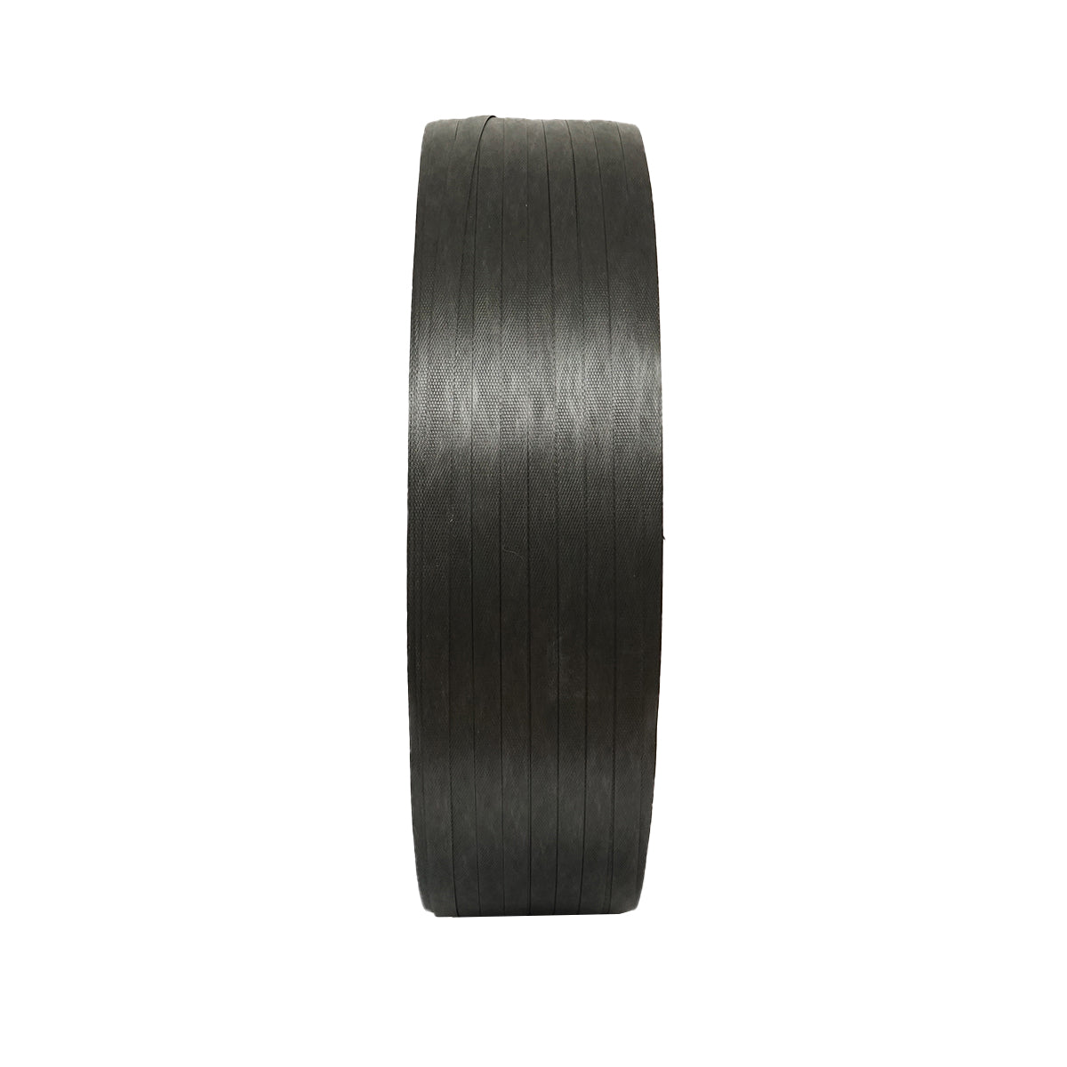 Nastro di reggiatura in polipropilene PP per uso semiautomatico, 16x0,8 mm, nero, rotolo da 1400 m - immagine 2