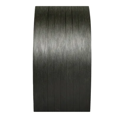 Nastro di reggiatura in polipropilene PP per uso semiautomatico, 16x0,8 mm, nero, rotolo da 1400 m - immagine 3