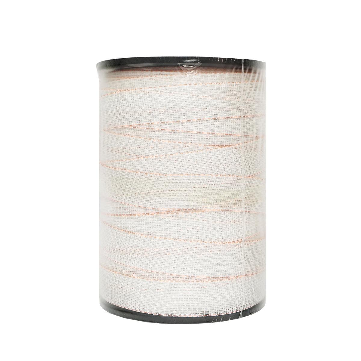 Nastro per recinto elettrico, Lunghezza 200 mt e Larghezza 40 mm, 10x0.3mm SS, colore bianco-arancio Baisan - immagine 3