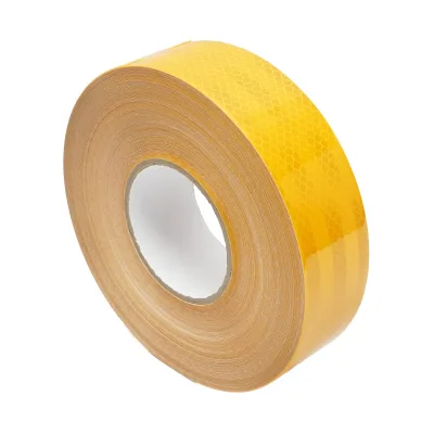 Nastro riflettente giallo 45,7 m/rotolo - immagine 2