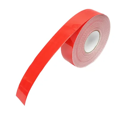 Nastro riflettente rosso 45,7 m/rotolo - immagine 3