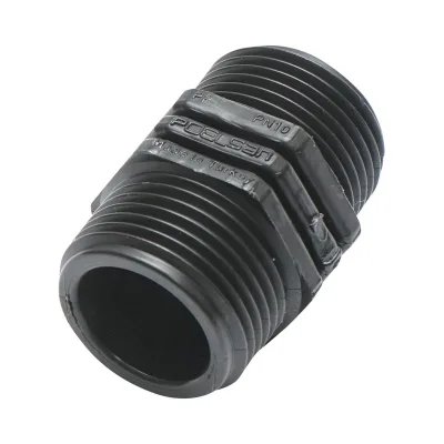Nipplo 1" X 1", PN10 per sistemi di irrigazione Nipplo con filettatura esterna 1" X 1" - immagine 3