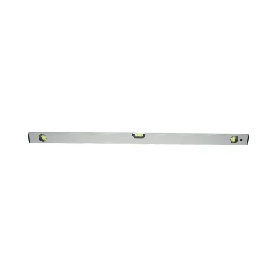 Nivella magnetica in alluminio, 1000mm, con 3 bolle di livello e righello graduato 0-100cm, Crownman - immagine 2