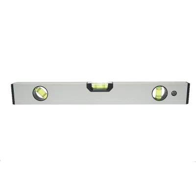 Nivella magnetica in alluminio, 400mm, con 3 bolle di livello e righello graduato 0-40cm, Crownman - immagine 2