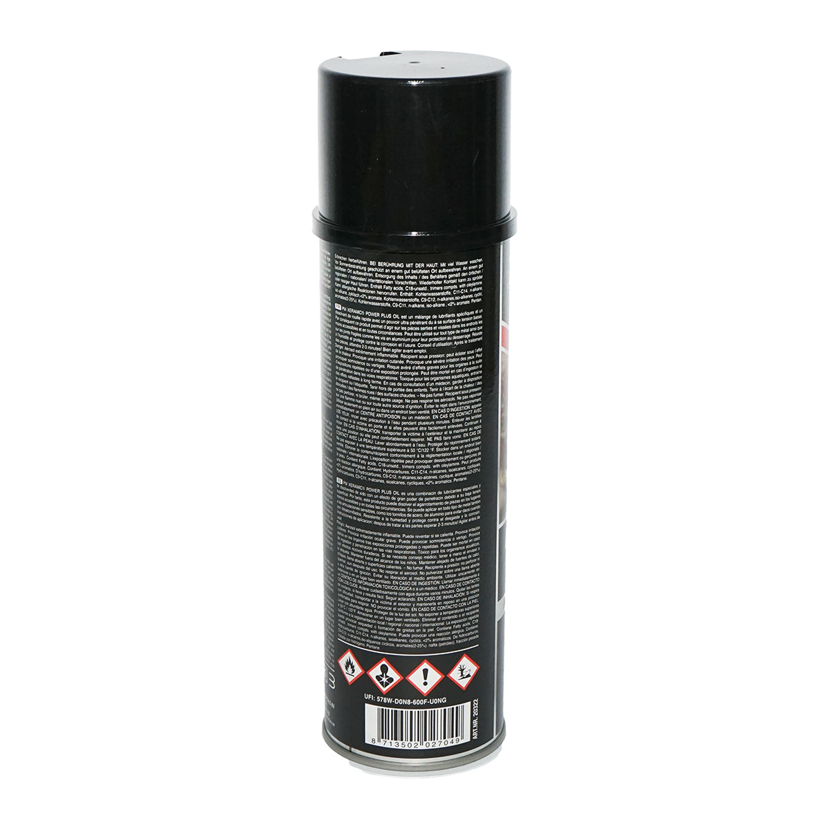 Olio spray Power plus per sbloccafiletti professionale Xeramic da 500ml - immagine 2