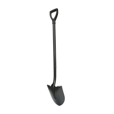 Pala in acciaio con punta affilata 21.5x29.5x120cm, con manico - immagine 2