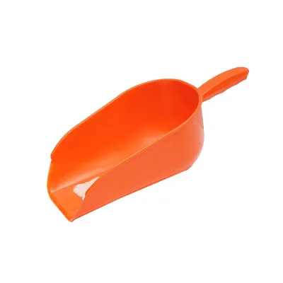 Paletta Sessola Alimentare in Policarbonato, 25x11x9cm, Arancione, Paletta per alimenti in policarbonato 25x11x9cm