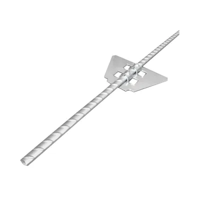 Pali in ferro con isolatore per recinto elettrico, pali ferro 1080mm isolatore 59x33mm per recinzioni elettriche, Breckner Germany - immagine 5
