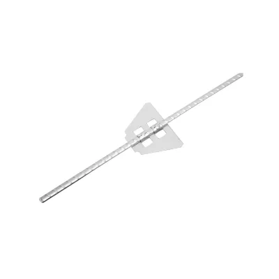 Pali in ferro con isolatori per recinto elettrico, pali ferro 1080mm con isolatore testa 59x33mm + isolatore regolabile per recinzioni elettriche, Breckner Germany - immagine 6