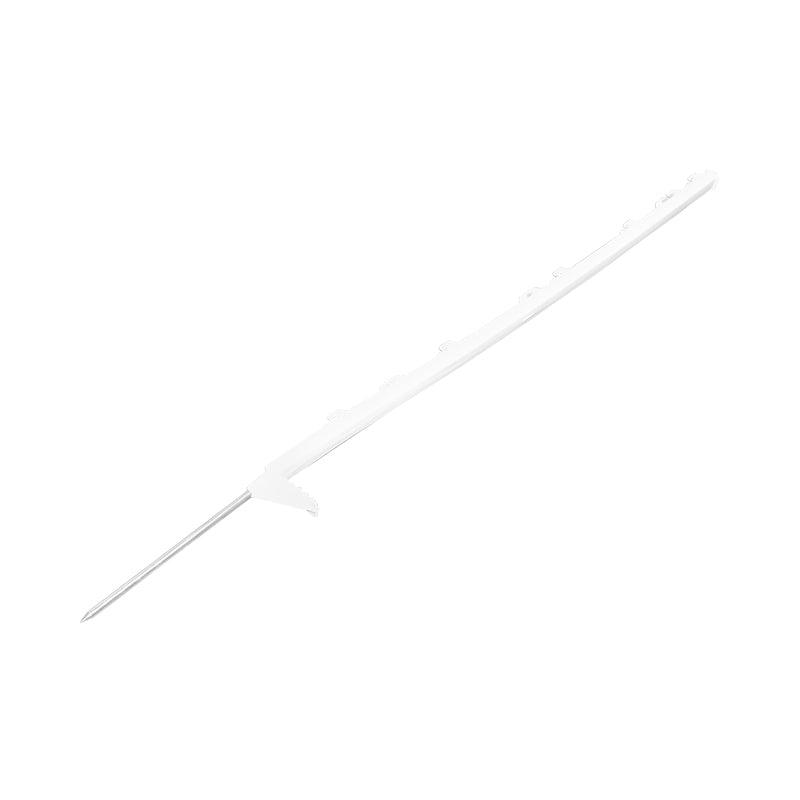 Pali per recinto elettrico, pali per recinzioni elettriche 8 Occhielli,1100 mm, colore Bianco, Breckner Germany - immagine 3