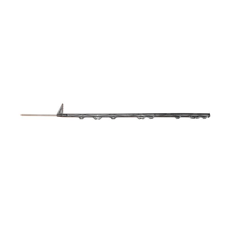 Pali per recinto elettrico, pali per recinzioni elettriche 8 Occhielli,1100 mm, colore Nero, Breckner Germany - immagine 2
