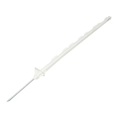 Pali per recinto elettrico, pali per recinzioni elettriche 8 Occhielli,1210 mm, colore Bianco, Breckner Germany - immagine 2
