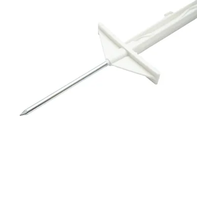 Palo in plastica bianca da 1050 mm per filo di recinzione elettrica Breckner Germany - immagine 5