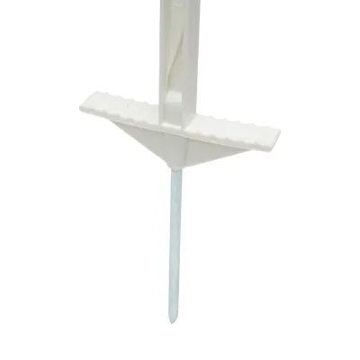 Palo in plastica bianca da 1050 mm per filo di recinzione elettrica Breckner Germany - immagine 6