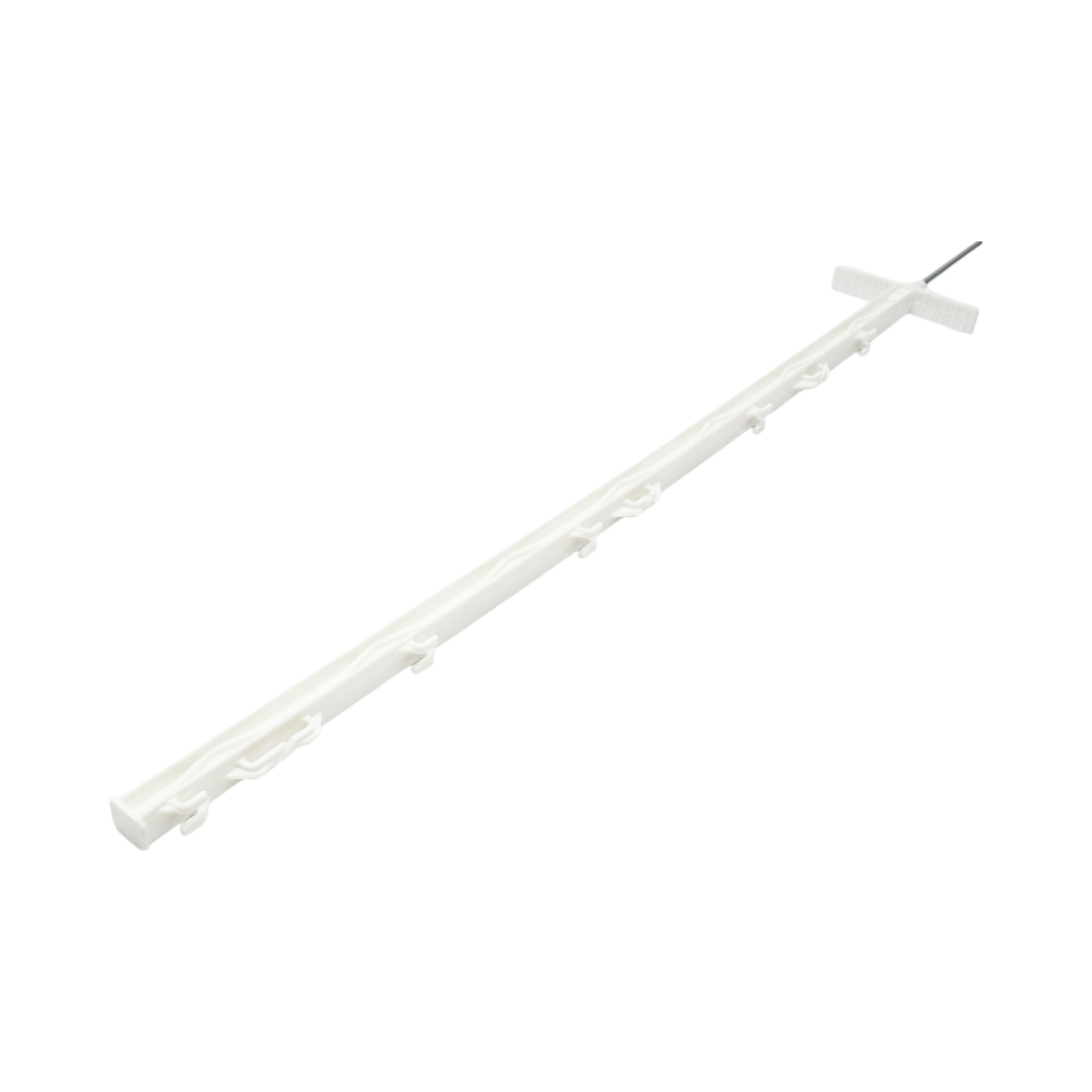Palo in plastica bianca da 1050 mm per filo di recinzione elettrica Breckner Germany - immagine 3