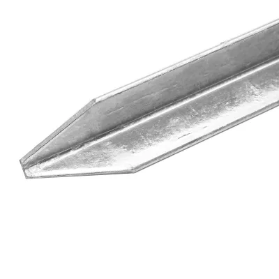 Palo per la Messa a Terra recinto elettrico, palo di messa a terra 30x30x1000mm zincato Breckner Germany - immagine 3