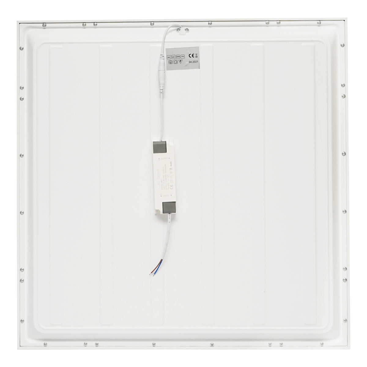 Pannello con 144 LED chip 2835 supporto in alluminio 48W 595x595x20mm - immagine 6
