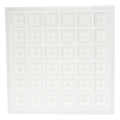 Pannello con 144 LED chip 2835 supporto in alluminio 48W 595x595x20mm - immagine 4