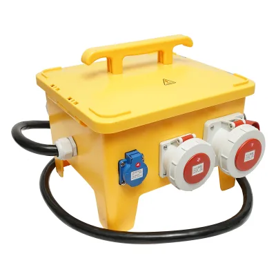 Pannello di gruppo prese portatili per organizzazione cantiere 2x415V/16A, 4x230V/16A, 1x415V/32A, 1x415V/63A, 370x340x330mm IP44/IP67 SUNTREE - immagine 2