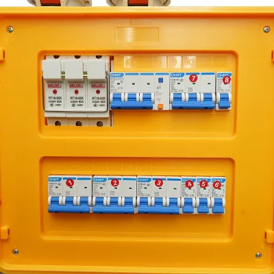 Pannello di gruppo prese portatili per organizzazione cantiere 2x415V/16A, 4x230V/16A, 1x415V/32A, 1x415V/63A, 370x340x330mm IP44/IP67 SUNTREE - immagine 5
