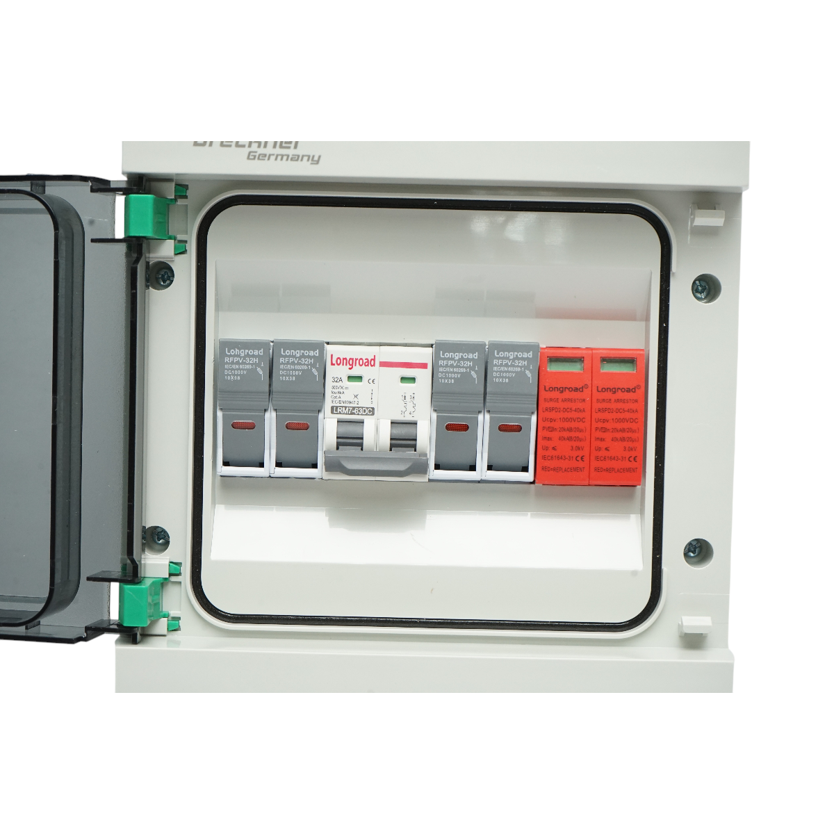 Pannello fusibile CC da 6 KW dotato di sistema ON/OFF GRID a 2 stringhe Breckner Germany - immagine 3