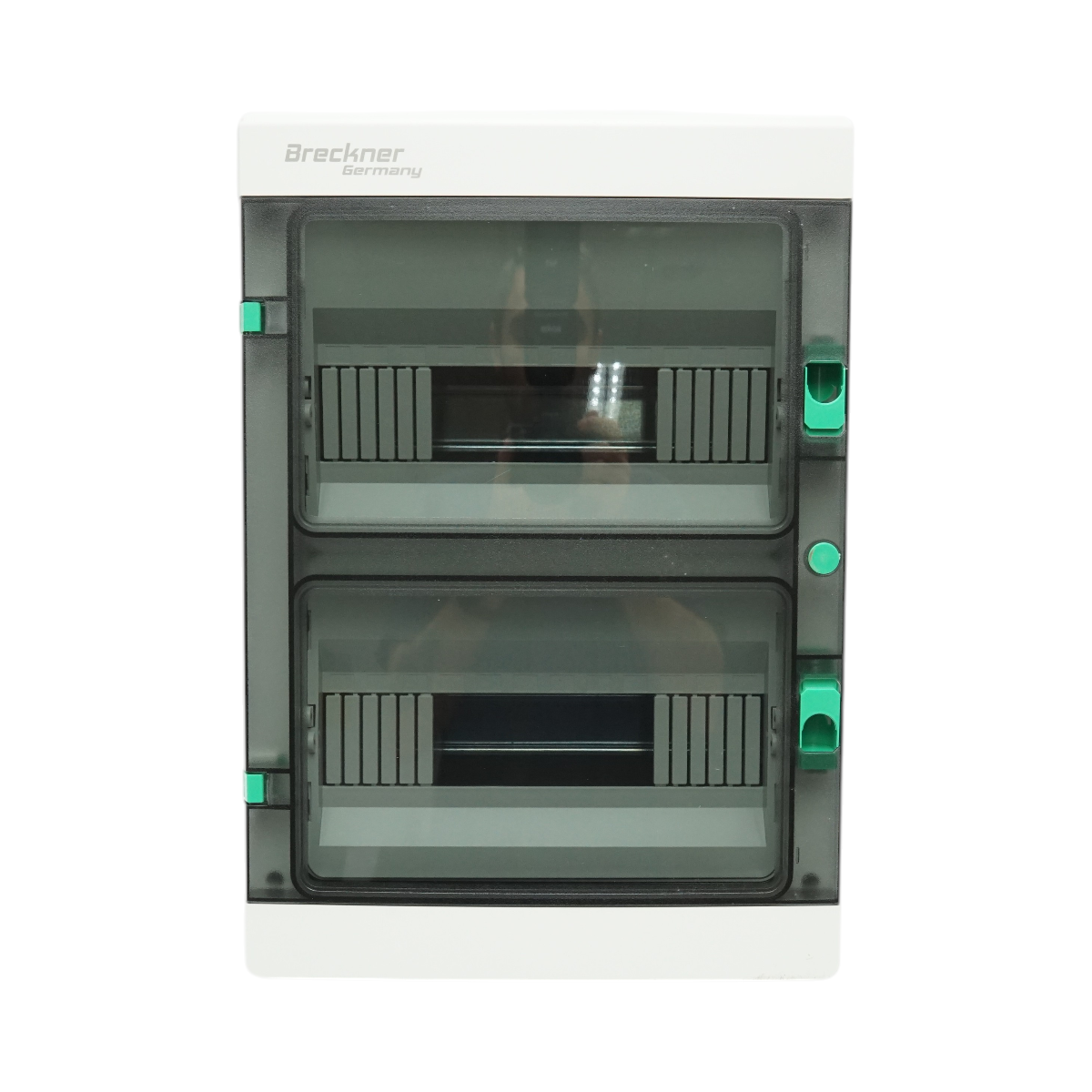 Pannello fusibili PT a 2 file, 24 moduli, IP65, montaggio superficiale Breckner Germany