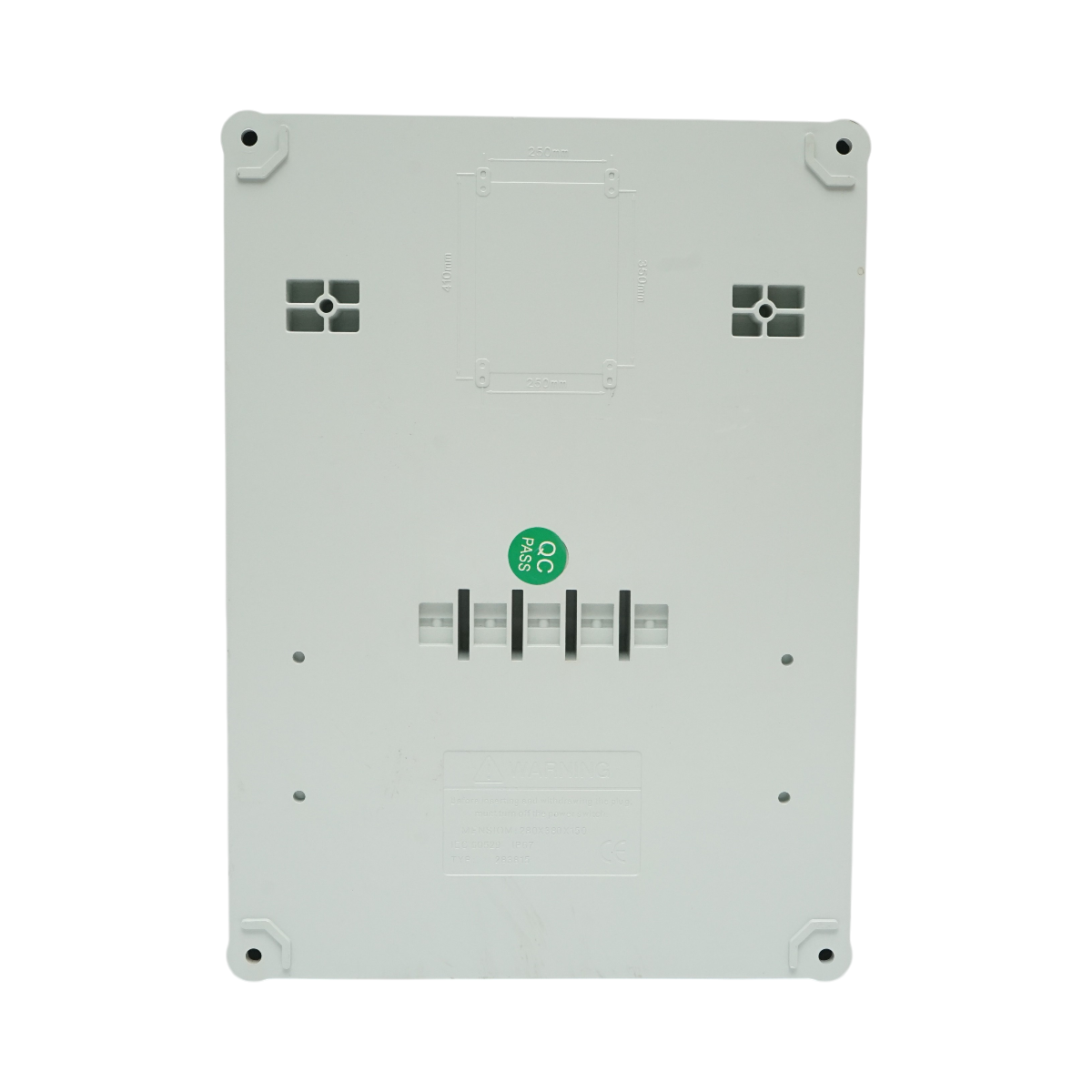 Pannello gruppo prese organizzazione cantiere 2x415V/32A, 1x250V/16A, 2x230V/16A, 380x280x150mm IP44/IP67 Breckner Germany - immagine 6