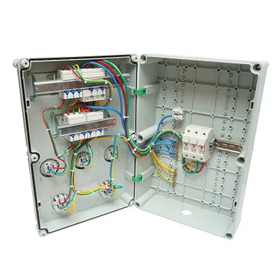 Pannello gruppo prese organizzazione cantiere 2x415V/32A, 3x250V/16A, 18 moduli 540x360x180mm IP67 SUNTREE - immagine 2