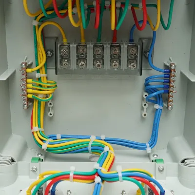 Pannello gruppo prese per organizzazione cantiere 2x250V/16A, 2x415V/32A, 380x280x150mm IP44/IP67 SUNTREE - immagine 6
