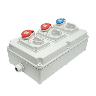 Pannello gruppo prese per organizzazione cantiere 2x415V/16A, 1x250V/16A, 520x300x160mm IP44/IP67 SUNTREE - immagine 3