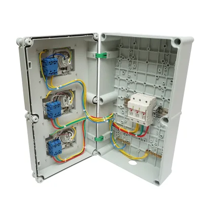 Pannello gruppo prese per organizzazione cantiere 2x415V/16A, 1x250V/16A, 520x300x160mm IP44/IP67 SUNTREE - immagine 2