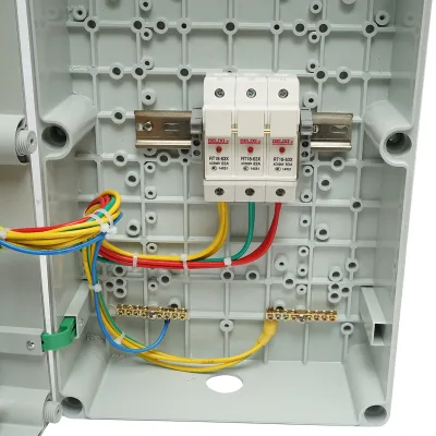 Pannello gruppo prese per organizzazione cantiere 2x415V/16A, 1x250V/16A, 520x300x160mm IP44/IP67 SUNTREE - immagine 5