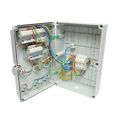 Pannello gruppo prese per organizzazione cantiere 3x415V/32A, 3x250V/16A, 10 moduli, 540x360x180mm IP67 SUNTREE - immagine 2